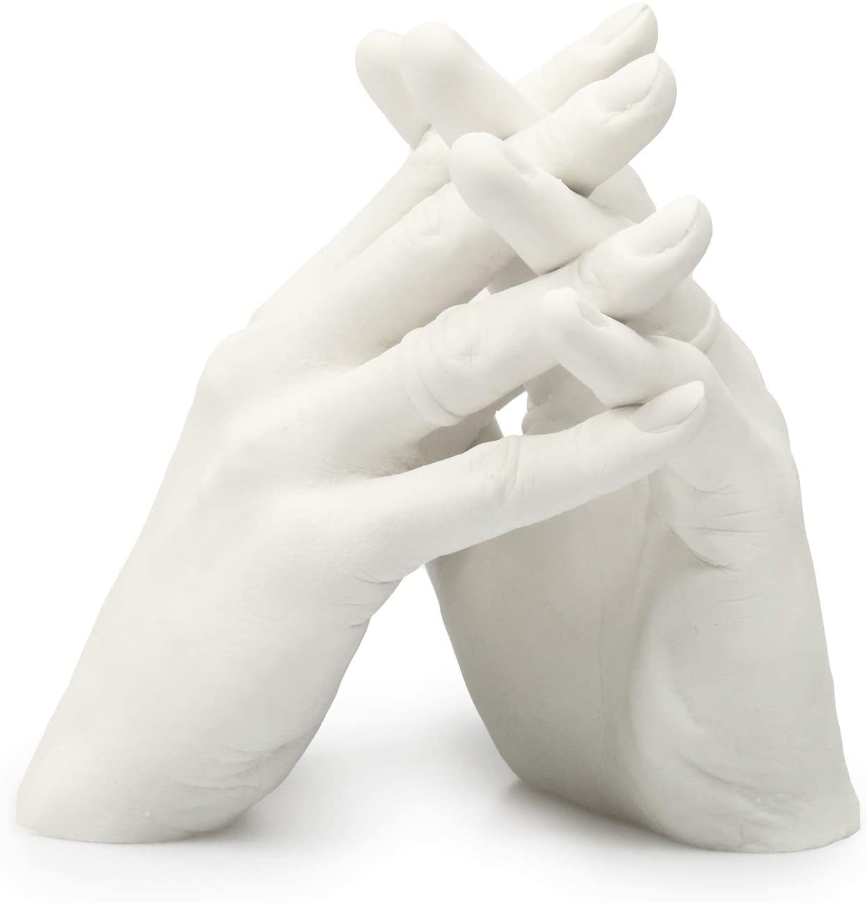 Id/ée cadeau avec accessoires Kit de moulage mains pour sculptures 3D de couple Fabriqu/é en Italie pl/âtre et alginate artistique pour moules et empreintes DIY famille et enfants adulte